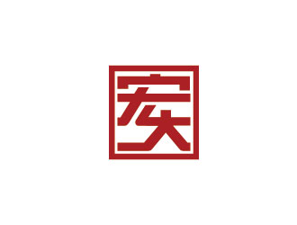 李賀的宏大建材商標設(shè)計logo設(shè)計