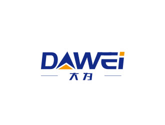 朱紅娟的DaWei字母LOGO設(shè)計，酷炫簡潔，有力量感l(wèi)ogo設(shè)計